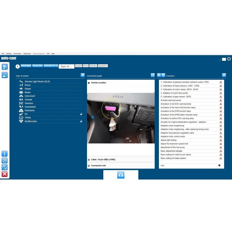 Autocom Trucks programmatūra - Diagnostikas iekārtas