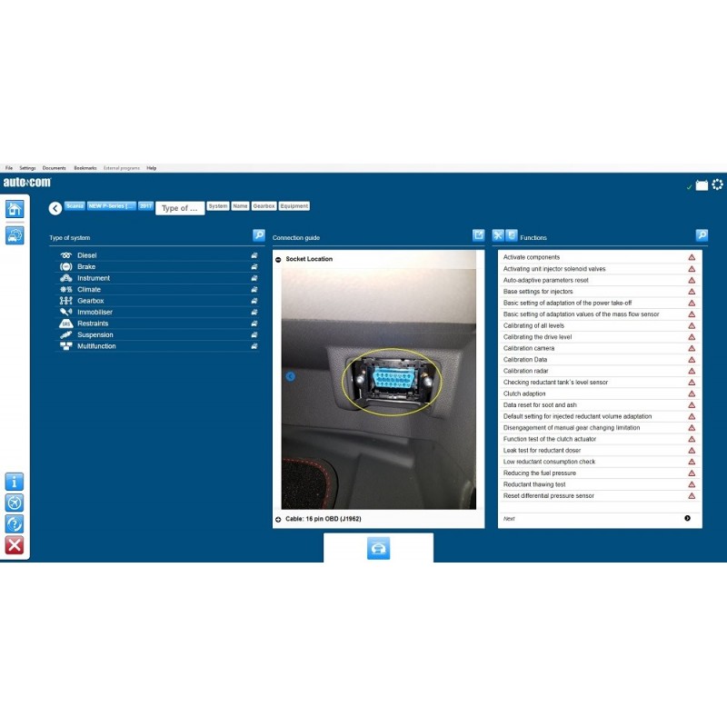 Autocom Trucks programmatūra - Diagnostikas iekārtas