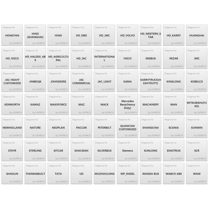 Launch X-431 HD Pack - Diagnostikos įranga