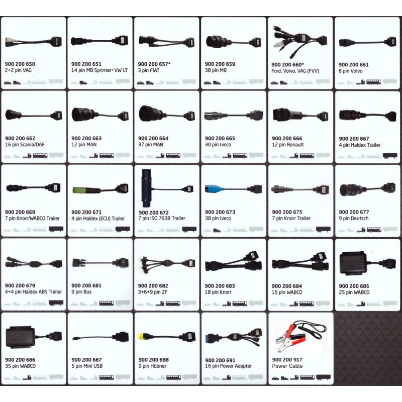 Autocom TRUCKS Adapters - Diagnostic equipment