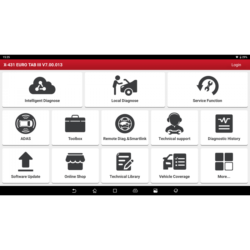 Launch X-431 Euro TAB III - Diagnostic equipment