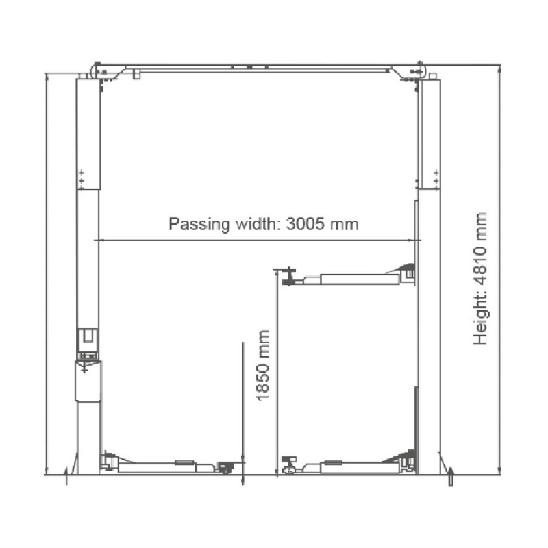 Launch TLT-250 AT - Garage equipment