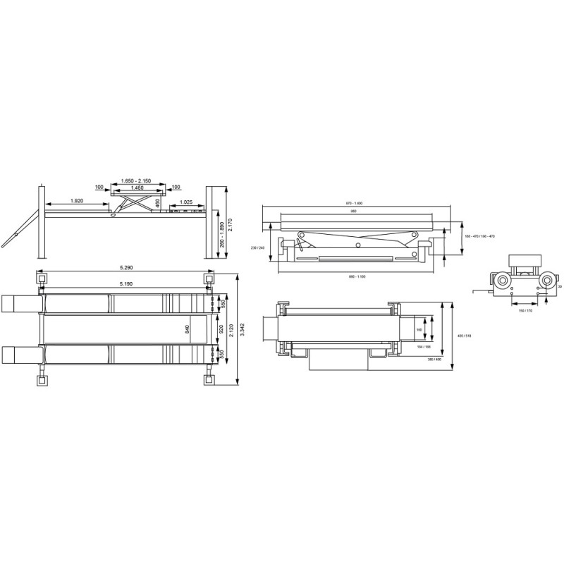 Launch TLT-450JA - Garage equipment