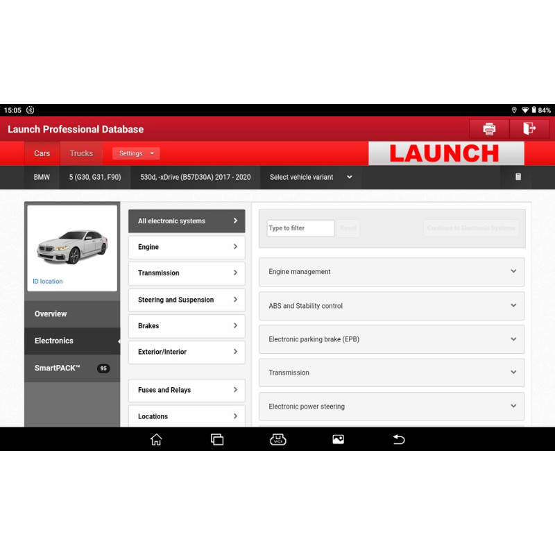 Launch CarSet Database (HaynesPro) - Diagnostic equipment