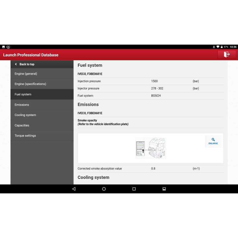 Launch TruckSet Database (HaynesPro) - Diagnostic equipment