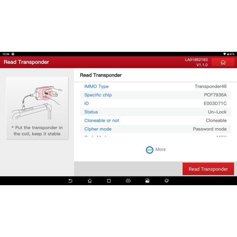Launch X-431 Key Generator - Diagnostic equipment