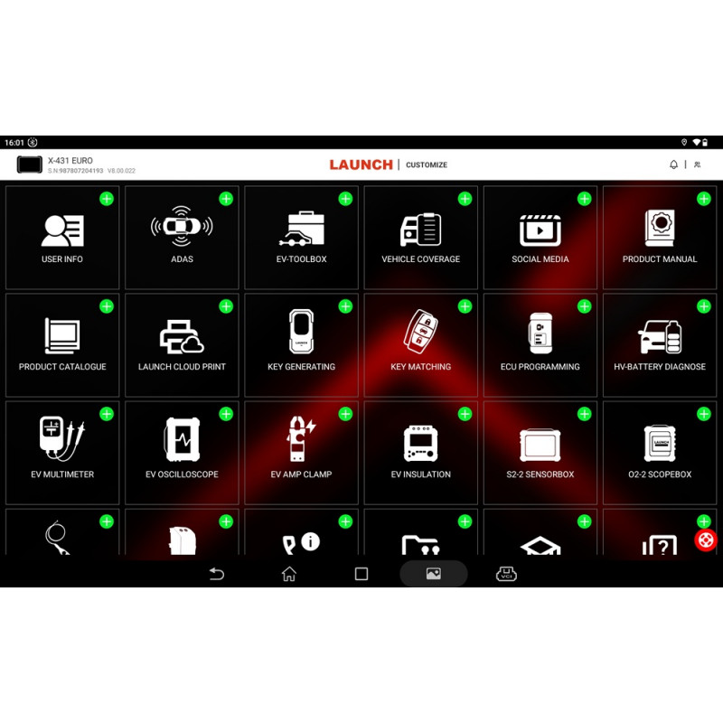 Launch X-431 EURO - Diagnostic equipment