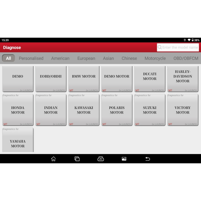 Launch CRP MOT IV - Motorcycle - Diagnostic equipment