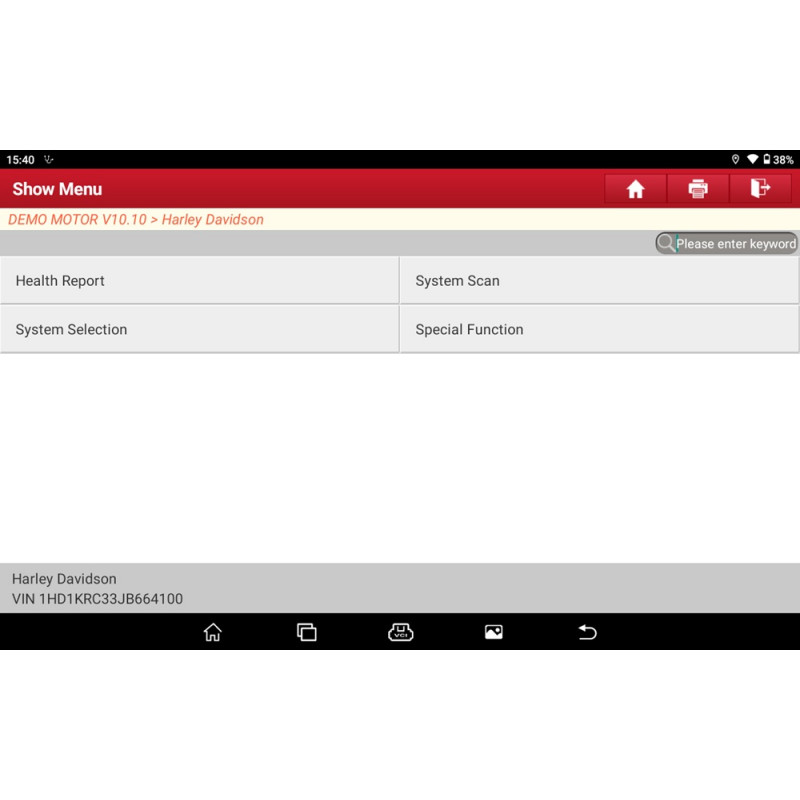 Launch CRP MOT IV - Motorcycle - Diagnostic equipment