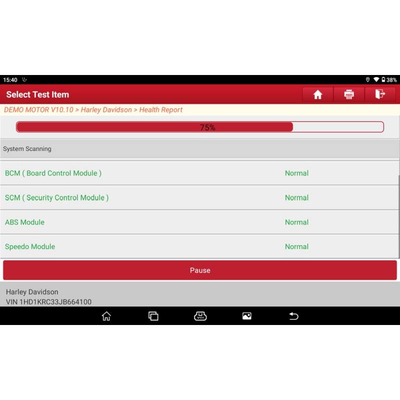 Launch CRP MOT IV - Motorcycle - Diagnostic equipment