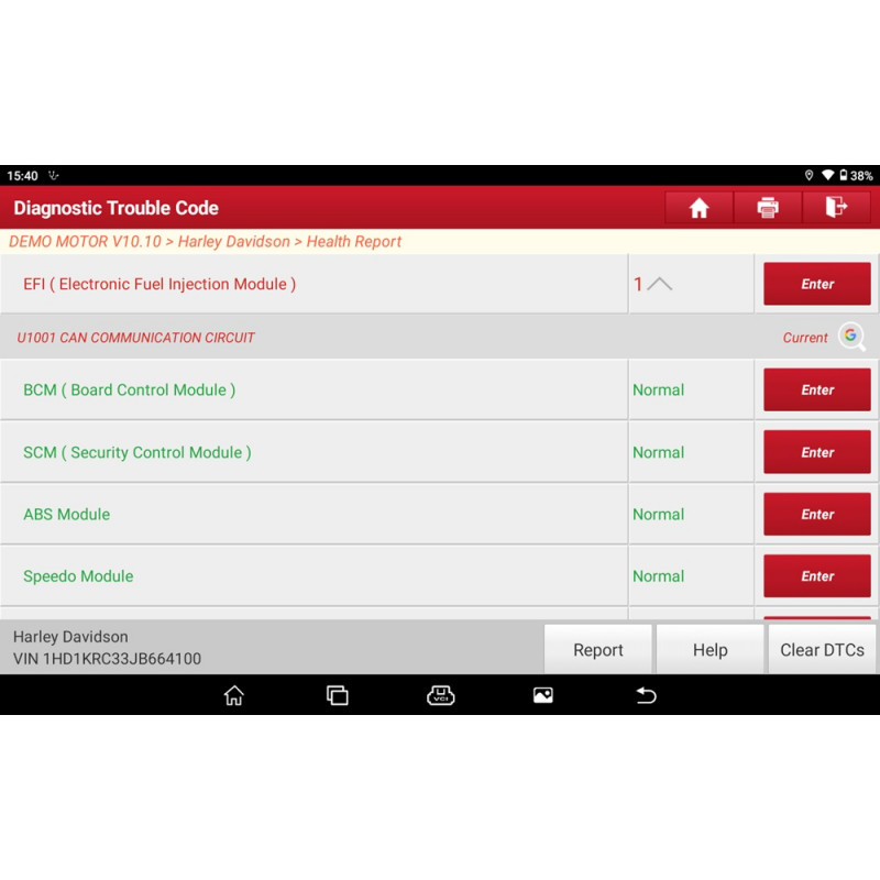 Launch CRP MOT IV - Motorcycle - Diagnostic equipment