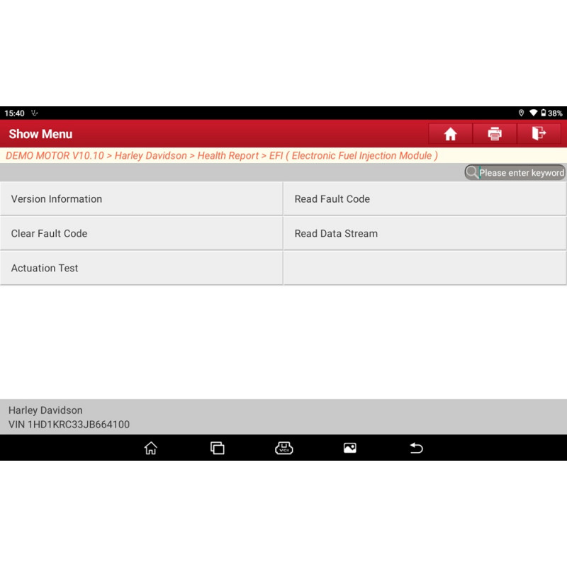 Launch CRP MOT IV - Motorcycle - Diagnostic equipment