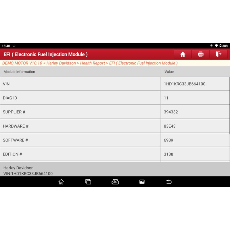 Launch CRP MOT IV - Motorcycle - Diagnostic equipment