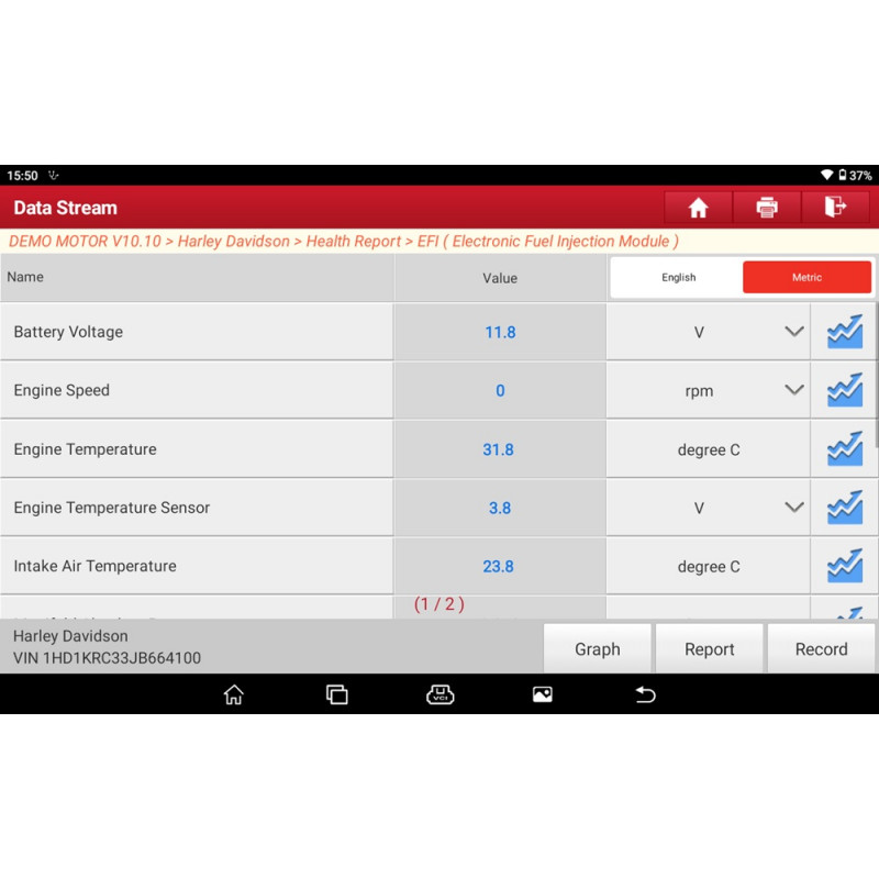 Launch CRP MOT IV - Motorcycle - Diagnostic equipment