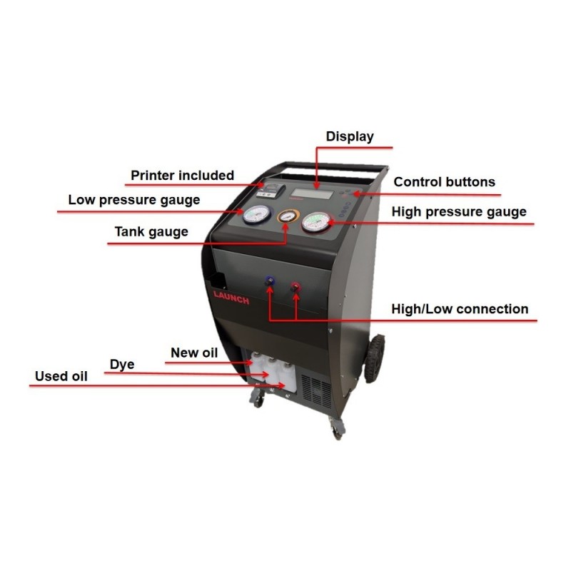 Launch Value 601A / 601YF - Garage equipment